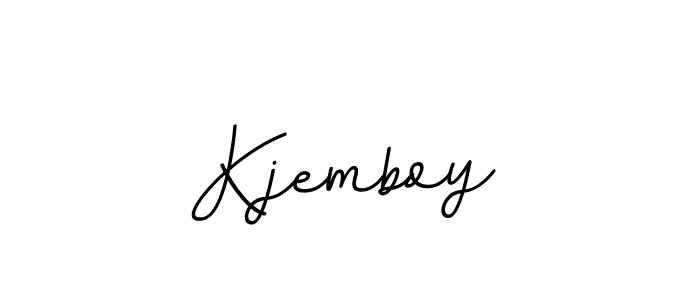 Design your own signature with our free online signature maker. With this signature software, you can create a handwritten (BallpointsItalic-DORy9) signature for name Kjemboy. Kjemboy signature style 11 images and pictures png