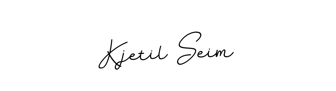 Design your own signature with our free online signature maker. With this signature software, you can create a handwritten (BallpointsItalic-DORy9) signature for name Kjetil Seim. Kjetil Seim signature style 11 images and pictures png