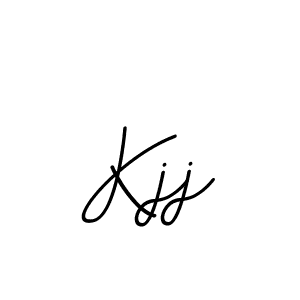 Use a signature maker to create a handwritten signature online. With this signature software, you can design (BallpointsItalic-DORy9) your own signature for name Kjj. Kjj signature style 11 images and pictures png