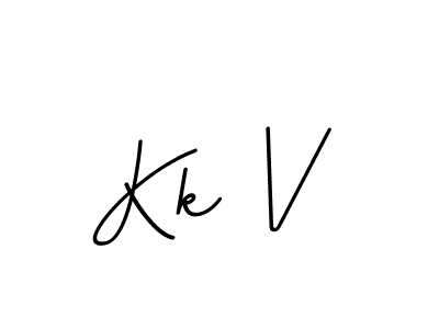 Use a signature maker to create a handwritten signature online. With this signature software, you can design (BallpointsItalic-DORy9) your own signature for name Kk V. Kk V signature style 11 images and pictures png