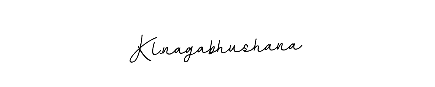 Kl.nagabhushana stylish signature style. Best Handwritten Sign (BallpointsItalic-DORy9) for my name. Handwritten Signature Collection Ideas for my name Kl.nagabhushana. Kl.nagabhushana signature style 11 images and pictures png