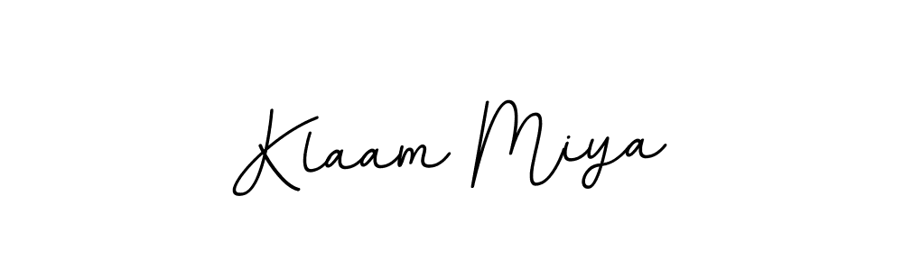 Klaam Miya stylish signature style. Best Handwritten Sign (BallpointsItalic-DORy9) for my name. Handwritten Signature Collection Ideas for my name Klaam Miya. Klaam Miya signature style 11 images and pictures png