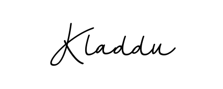 A stylish, flowing autograph style designed for name Kladdu using BallpointsItalic-DORy9 typography. Perfect for digital creative projects. Kladdu signature style 11 images and pictures png