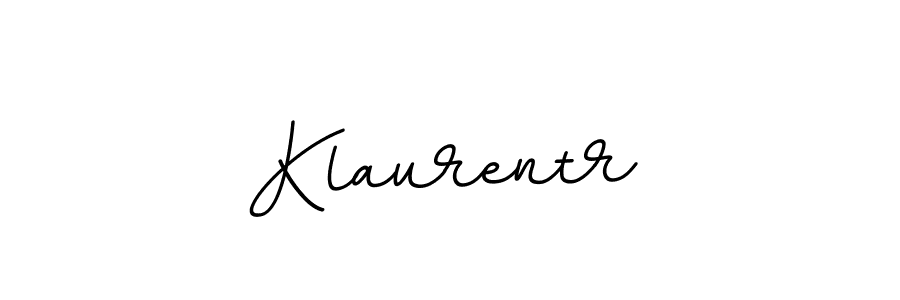 Design your own signature with our free online signature maker. With this signature software, you can create a handwritten (BallpointsItalic-DORy9) signature for name Klaurentr. Klaurentr signature style 11 images and pictures png