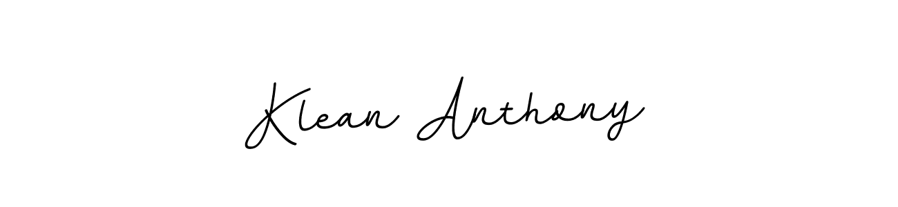 Create a beautiful signature design for name Klean Anthony. With this signature (BallpointsItalic-DORy9) fonts, you can make a handwritten signature for free. Klean Anthony signature style 11 images and pictures png