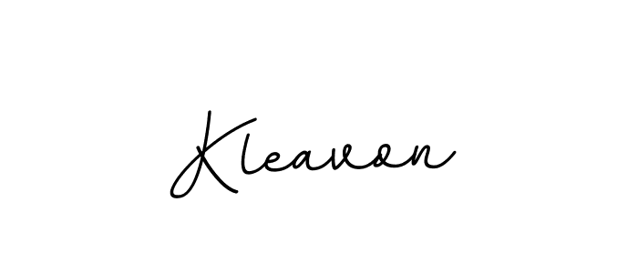 Design your own signature with our free online signature maker. With this signature software, you can create a handwritten (BallpointsItalic-DORy9) signature for name Kleavon. Kleavon signature style 11 images and pictures png