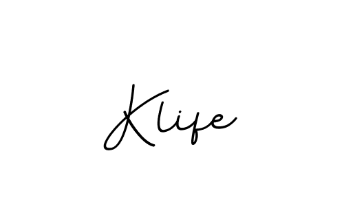 Make a beautiful signature design for name Klife. Use this online signature maker to create a handwritten signature for free. Klife signature style 11 images and pictures png