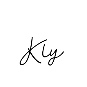 Also we have Kly name is the best signature style. Create professional handwritten signature collection using BallpointsItalic-DORy9 autograph style. Kly signature style 11 images and pictures png