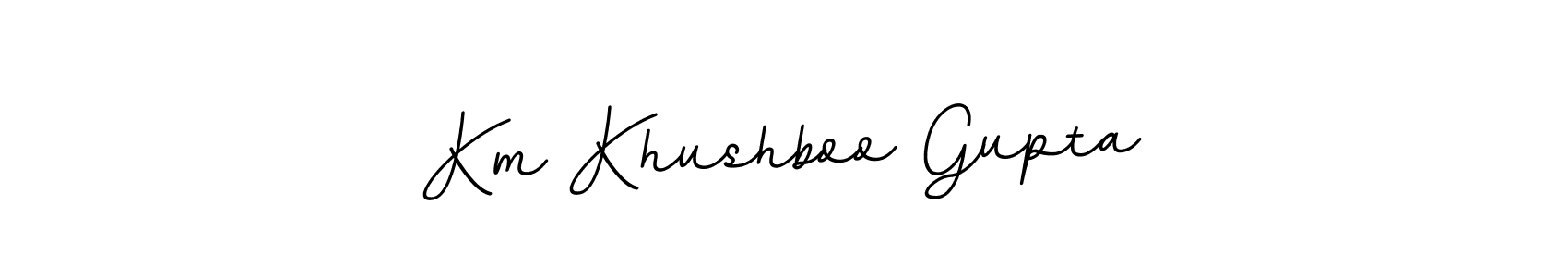 Similarly BallpointsItalic-DORy9 is the best handwritten signature design. Signature creator online .You can use it as an online autograph creator for name Km Khushboo Gupta. Km Khushboo Gupta signature style 11 images and pictures png