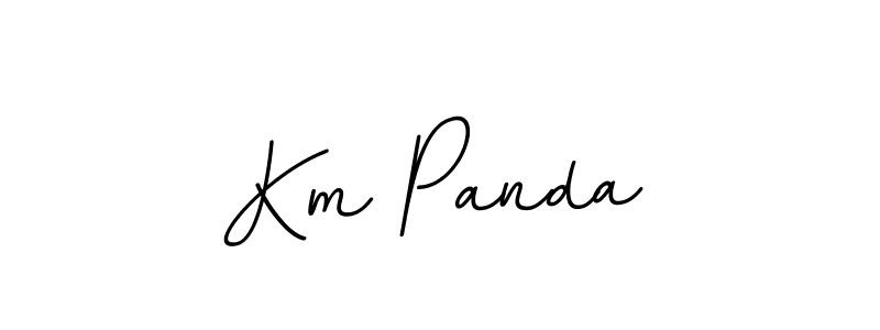 Create a beautiful signature design for name Km Panda. With this signature (BallpointsItalic-DORy9) fonts, you can make a handwritten signature for free. Km Panda signature style 11 images and pictures png