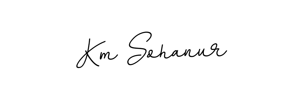 The best way (BallpointsItalic-DORy9) to make a short signature is to pick only two or three words in your name. The name Km Sohanur include a total of six letters. For converting this name. Km Sohanur signature style 11 images and pictures png