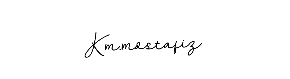 Design your own signature with our free online signature maker. With this signature software, you can create a handwritten (BallpointsItalic-DORy9) signature for name Km.mostafiz. Km.mostafiz signature style 11 images and pictures png