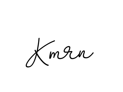 How to make Kmrn name signature. Use BallpointsItalic-DORy9 style for creating short signs online. This is the latest handwritten sign. Kmrn signature style 11 images and pictures png