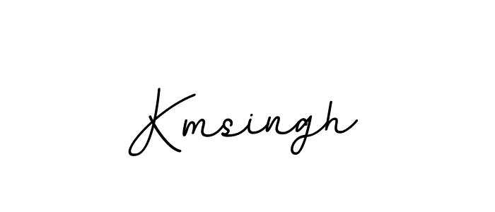 Make a beautiful signature design for name Kmsingh. With this signature (BallpointsItalic-DORy9) style, you can create a handwritten signature for free. Kmsingh signature style 11 images and pictures png