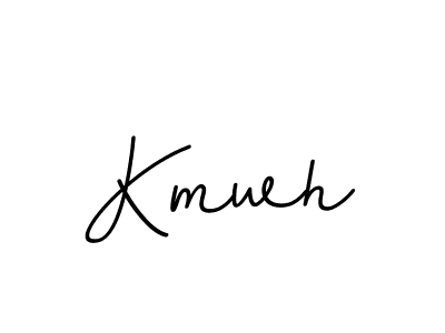 How to make Kmwh name signature. Use BallpointsItalic-DORy9 style for creating short signs online. This is the latest handwritten sign. Kmwh signature style 11 images and pictures png