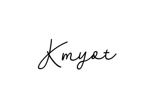 Use a signature maker to create a handwritten signature online. With this signature software, you can design (BallpointsItalic-DORy9) your own signature for name Kmyot. Kmyot signature style 11 images and pictures png