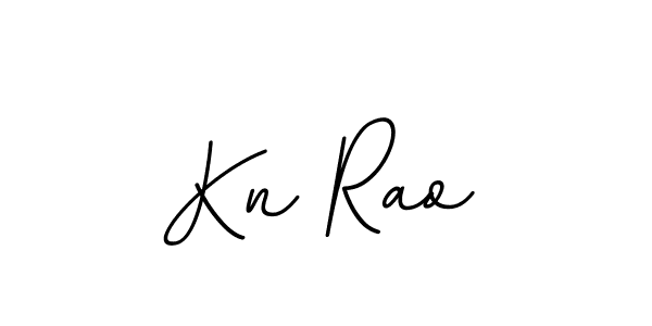 Design your own signature with our free online signature maker. With this signature software, you can create a handwritten (BallpointsItalic-DORy9) signature for name Kn Rao. Kn Rao signature style 11 images and pictures png