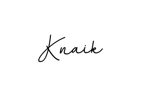 The best way (BallpointsItalic-DORy9) to make a short signature is to pick only two or three words in your name. The name Knaik include a total of six letters. For converting this name. Knaik signature style 11 images and pictures png