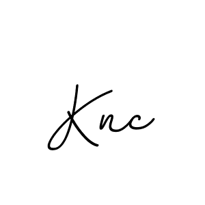 You should practise on your own different ways (BallpointsItalic-DORy9) to write your name (Knc) in signature. don't let someone else do it for you. Knc signature style 11 images and pictures png