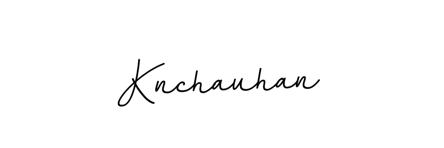 How to make Knchauhan signature? BallpointsItalic-DORy9 is a professional autograph style. Create handwritten signature for Knchauhan name. Knchauhan signature style 11 images and pictures png