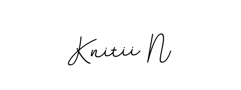 This is the best signature style for the Knitii N name. Also you like these signature font (BallpointsItalic-DORy9). Mix name signature. Knitii N signature style 11 images and pictures png