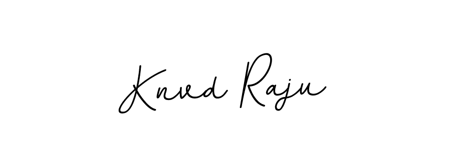 Design your own signature with our free online signature maker. With this signature software, you can create a handwritten (BallpointsItalic-DORy9) signature for name Knvd Raju. Knvd Raju signature style 11 images and pictures png