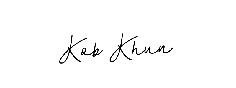 Similarly BallpointsItalic-DORy9 is the best handwritten signature design. Signature creator online .You can use it as an online autograph creator for name Kob Khun. Kob Khun signature style 11 images and pictures png