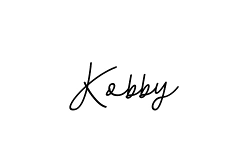 Design your own signature with our free online signature maker. With this signature software, you can create a handwritten (BallpointsItalic-DORy9) signature for name Kobby. Kobby signature style 11 images and pictures png
