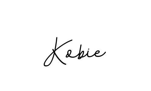 Design your own signature with our free online signature maker. With this signature software, you can create a handwritten (BallpointsItalic-DORy9) signature for name Kobie. Kobie signature style 11 images and pictures png