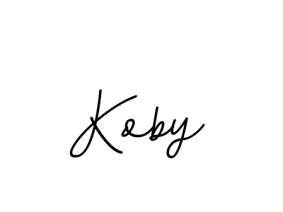 Also we have Koby name is the best signature style. Create professional handwritten signature collection using BallpointsItalic-DORy9 autograph style. Koby signature style 11 images and pictures png