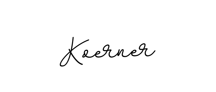 Koerner stylish signature style. Best Handwritten Sign (BallpointsItalic-DORy9) for my name. Handwritten Signature Collection Ideas for my name Koerner. Koerner signature style 11 images and pictures png