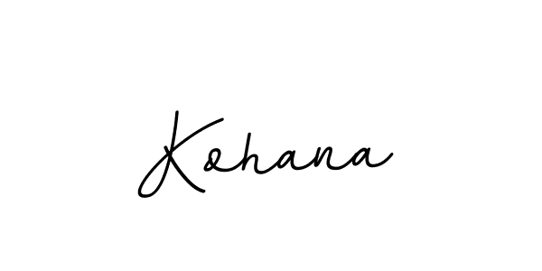 Use a signature maker to create a handwritten signature online. With this signature software, you can design (BallpointsItalic-DORy9) your own signature for name Kohana. Kohana signature style 11 images and pictures png