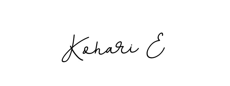 Kohari E stylish signature style. Best Handwritten Sign (BallpointsItalic-DORy9) for my name. Handwritten Signature Collection Ideas for my name Kohari E. Kohari E signature style 11 images and pictures png