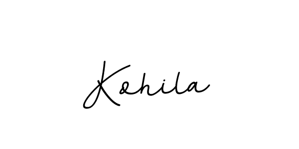 Create a beautiful signature design for name Kohila. With this signature (BallpointsItalic-DORy9) fonts, you can make a handwritten signature for free. Kohila signature style 11 images and pictures png