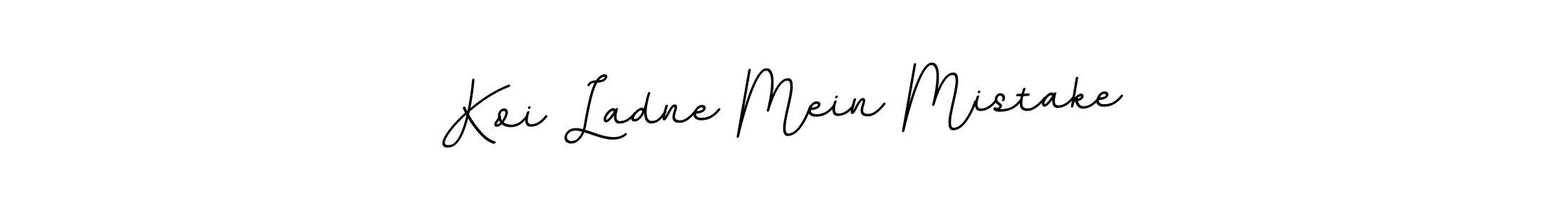 Make a beautiful signature design for name Koi Ladne Mein Mistake. Use this online signature maker to create a handwritten signature for free. Koi Ladne Mein Mistake signature style 11 images and pictures png