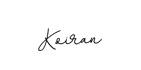 You should practise on your own different ways (BallpointsItalic-DORy9) to write your name (Koiran) in signature. don't let someone else do it for you. Koiran signature style 11 images and pictures png