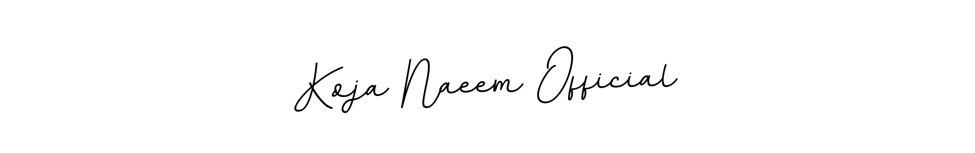 Here are the top 10 professional signature styles for the name Koja Naeem Official. These are the best autograph styles you can use for your name. Koja Naeem Official signature style 11 images and pictures png