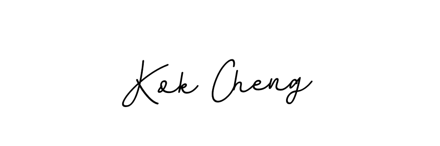 Design your own signature with our free online signature maker. With this signature software, you can create a handwritten (BallpointsItalic-DORy9) signature for name Kok Cheng. Kok Cheng signature style 11 images and pictures png