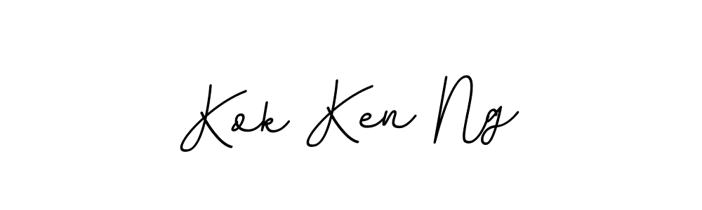 BallpointsItalic-DORy9 is a professional signature style that is perfect for those who want to add a touch of class to their signature. It is also a great choice for those who want to make their signature more unique. Get Kok Ken Ng name to fancy signature for free. Kok Ken Ng signature style 11 images and pictures png