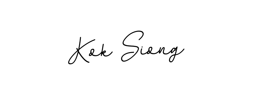 BallpointsItalic-DORy9 is a professional signature style that is perfect for those who want to add a touch of class to their signature. It is also a great choice for those who want to make their signature more unique. Get Kok Siong name to fancy signature for free. Kok Siong signature style 11 images and pictures png