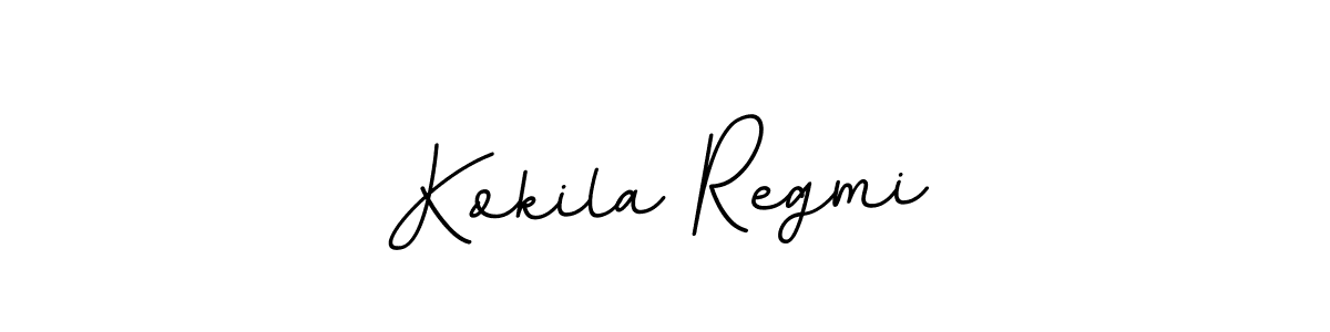 How to make Kokila Regmi signature? BallpointsItalic-DORy9 is a professional autograph style. Create handwritten signature for Kokila Regmi name. Kokila Regmi signature style 11 images and pictures png