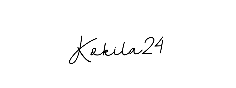 Also we have Kokila24 name is the best signature style. Create professional handwritten signature collection using BallpointsItalic-DORy9 autograph style. Kokila24 signature style 11 images and pictures png