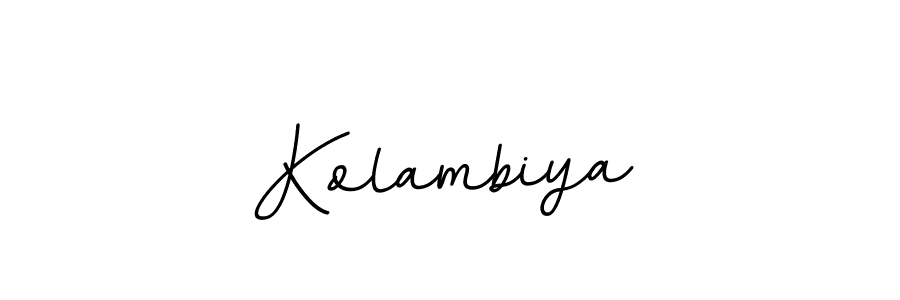 Make a beautiful signature design for name Kolambiya. Use this online signature maker to create a handwritten signature for free. Kolambiya signature style 11 images and pictures png