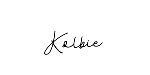 You should practise on your own different ways (BallpointsItalic-DORy9) to write your name (Kolbie) in signature. don't let someone else do it for you. Kolbie signature style 11 images and pictures png