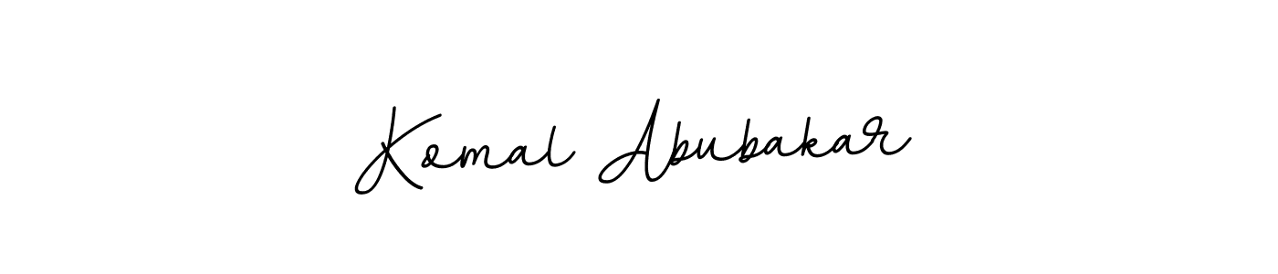 How to make Komal Abubakar signature? BallpointsItalic-DORy9 is a professional autograph style. Create handwritten signature for Komal Abubakar name. Komal Abubakar signature style 11 images and pictures png