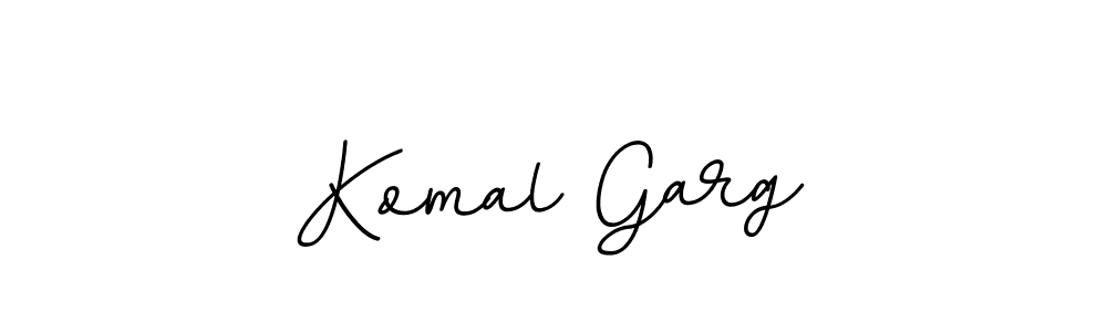 The best way (BallpointsItalic-DORy9) to make a short signature is to pick only two or three words in your name. The name Komal Garg include a total of six letters. For converting this name. Komal Garg signature style 11 images and pictures png