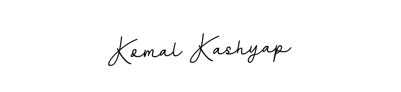 Use a signature maker to create a handwritten signature online. With this signature software, you can design (BallpointsItalic-DORy9) your own signature for name Komal Kashyap. Komal Kashyap signature style 11 images and pictures png
