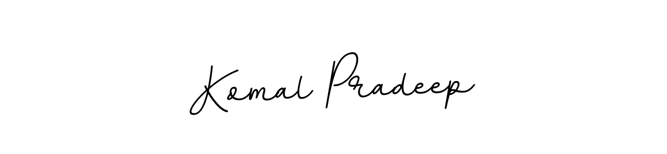 Also we have Komal Pradeep name is the best signature style. Create professional handwritten signature collection using BallpointsItalic-DORy9 autograph style. Komal Pradeep signature style 11 images and pictures png