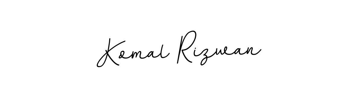 Design your own signature with our free online signature maker. With this signature software, you can create a handwritten (BallpointsItalic-DORy9) signature for name Komal Rizwan. Komal Rizwan signature style 11 images and pictures png