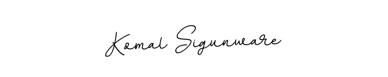 Check out images of Autograph of Komal Sigunware name. Actor Komal Sigunware Signature Style. BallpointsItalic-DORy9 is a professional sign style online. Komal Sigunware signature style 11 images and pictures png